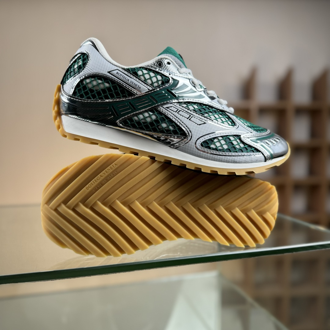 意大利奢侈品牌-宝缇嘉/葆蝶家-Bottega Veneta Orbit Lace-up Runner BV葆蝶家时尚休闲王一博同款老爹鞋运动鞋