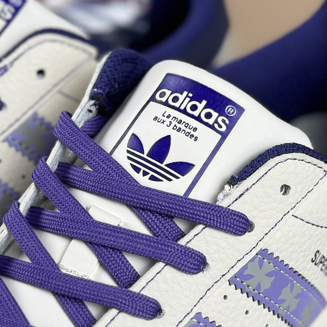 Adidas Originals Super 阿迪达斯 三叶草 贝壳头’DIY’系列低帮经典百搭休闲运动板鞋 DS0021