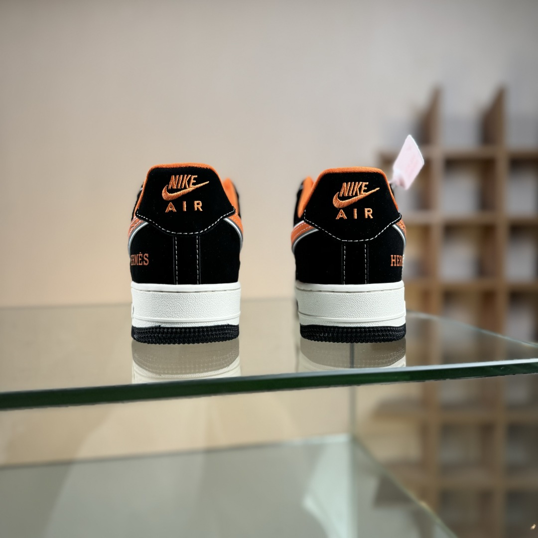 Nike Air Force 1 Low 07 x HERMES 黑橙小勾满天星 XL1979-112