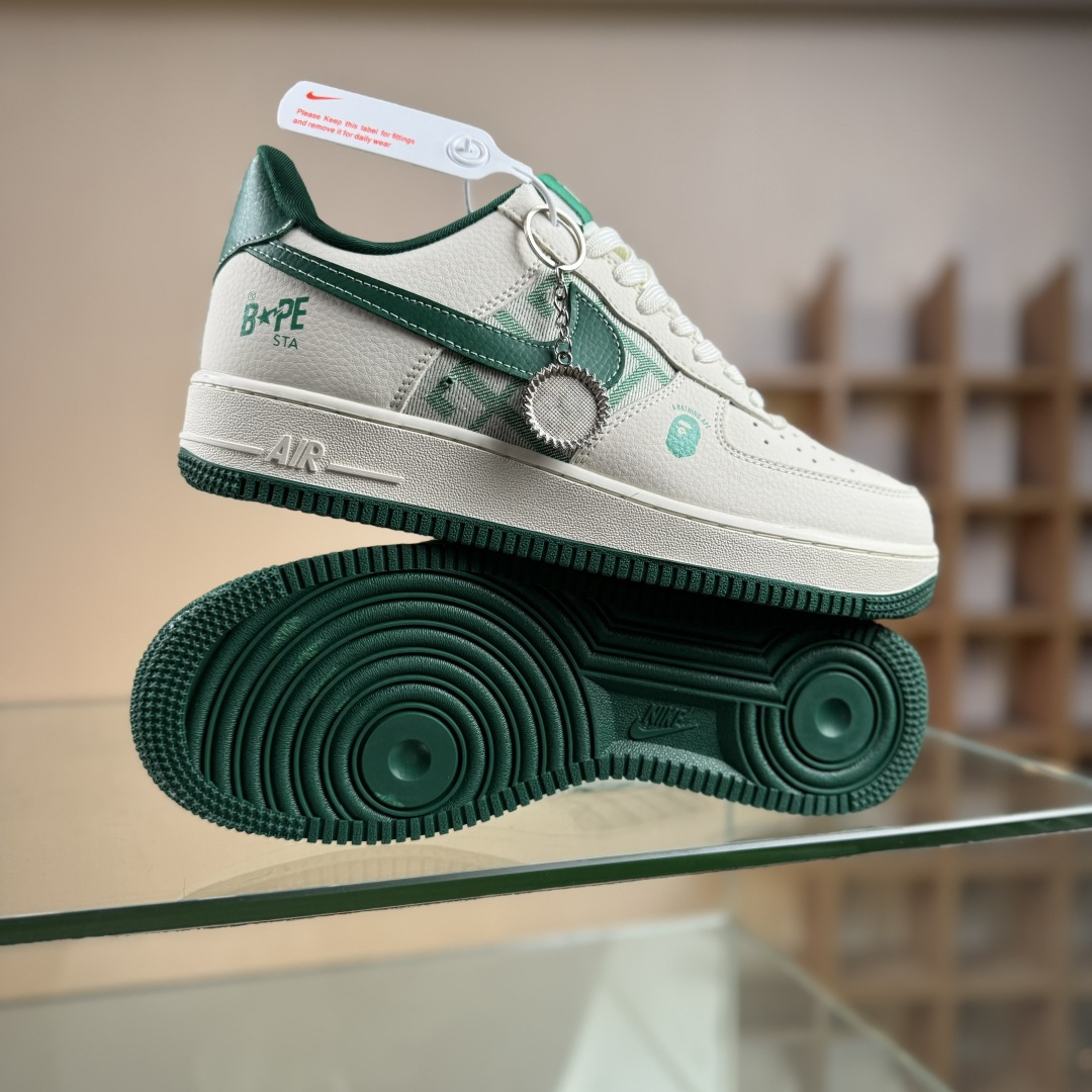 Nike Air Force 1'07 Low BAPE联名 奶白薄荷 空军一号低帮休闲板鞋 DK0188-089-High Quatity Cheap Brand wholesale wholesaler seller Clothes Bags handbags Sneakers Top Fashion Clothing Shoes from China Factory Chinese suppliers best Quality Beautiful Price Nike Air Force 1'07 Low BAPE联名 奶白薄荷 空军一号低帮休闲板鞋 DK0188-089
