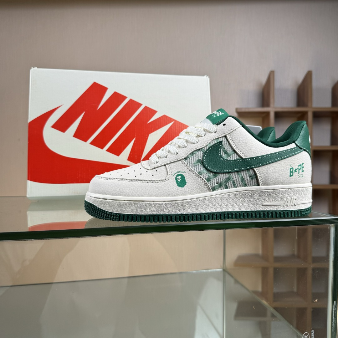 Nike Air Force 1'07 Low BAPE联名 奶白薄荷 空军一号低帮休闲板鞋 DK0188-089-High Quatity Cheap Brand wholesale wholesaler seller Clothes Bags handbags Sneakers Top Fashion Clothing Shoes from China Factory Chinese suppliers best Quality Beautiful Price Nike Air Force 1'07 Low BAPE联名 奶白薄荷 空军一号低帮休闲板鞋 DK0188-089