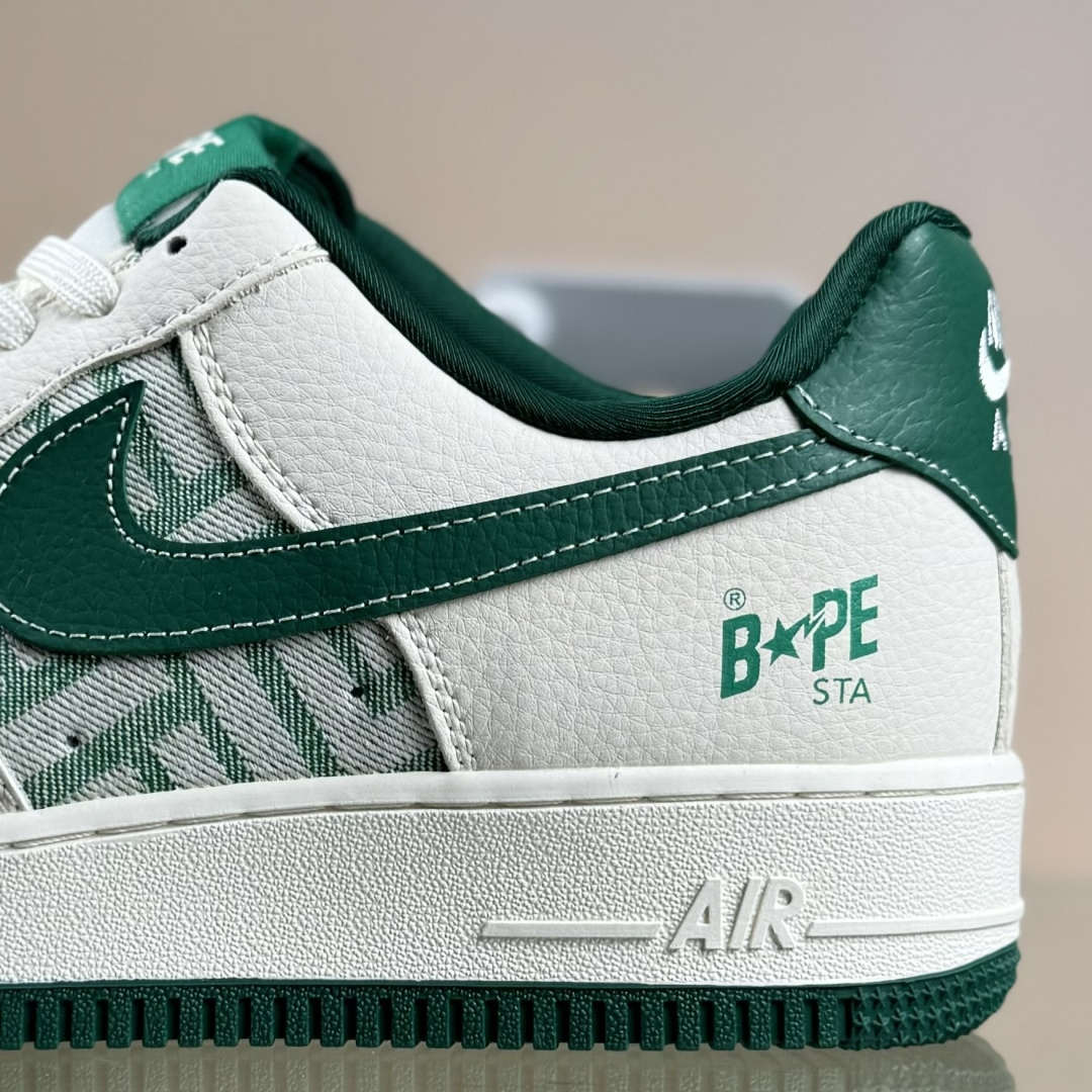 Nike Air Force 1'07 Low BAPE联名 奶白薄荷 空军一号低帮休闲板鞋 DK0188-089-High Quatity Cheap Brand wholesale wholesaler seller Clothes Bags handbags Sneakers Top Fashion Clothing Shoes from China Factory Chinese suppliers best Quality Beautiful Price Nike Air Force 1'07 Low BAPE联名 奶白薄荷 空军一号低帮休闲板鞋 DK0188-089