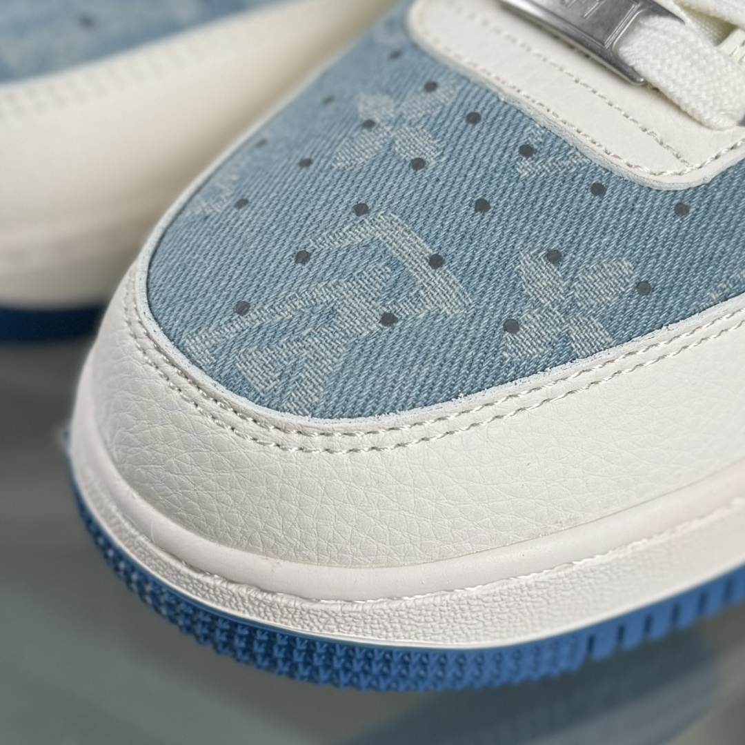 Nike Air Force 1'07 Low 联名 白蓝帆布 空军一号低帮休闲板鞋 XD2588-606