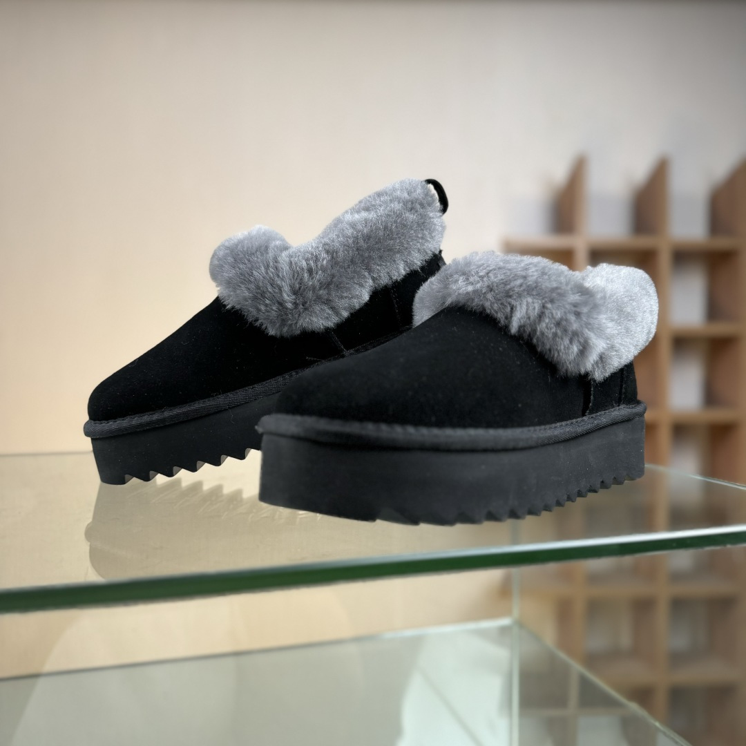 UGG Nita Platform 妮塔厚底款牛剖层革雪地靴 1166733-High Quatity Cheap Brand wholesale wholesaler seller Clothes Bags handbags Sneakers Top Fashion Clothing Shoes from China Factory Chinese suppliers best Quality Beautiful Price UGG Nita Platform 妮塔厚底款牛剖层革雪地靴 1166733