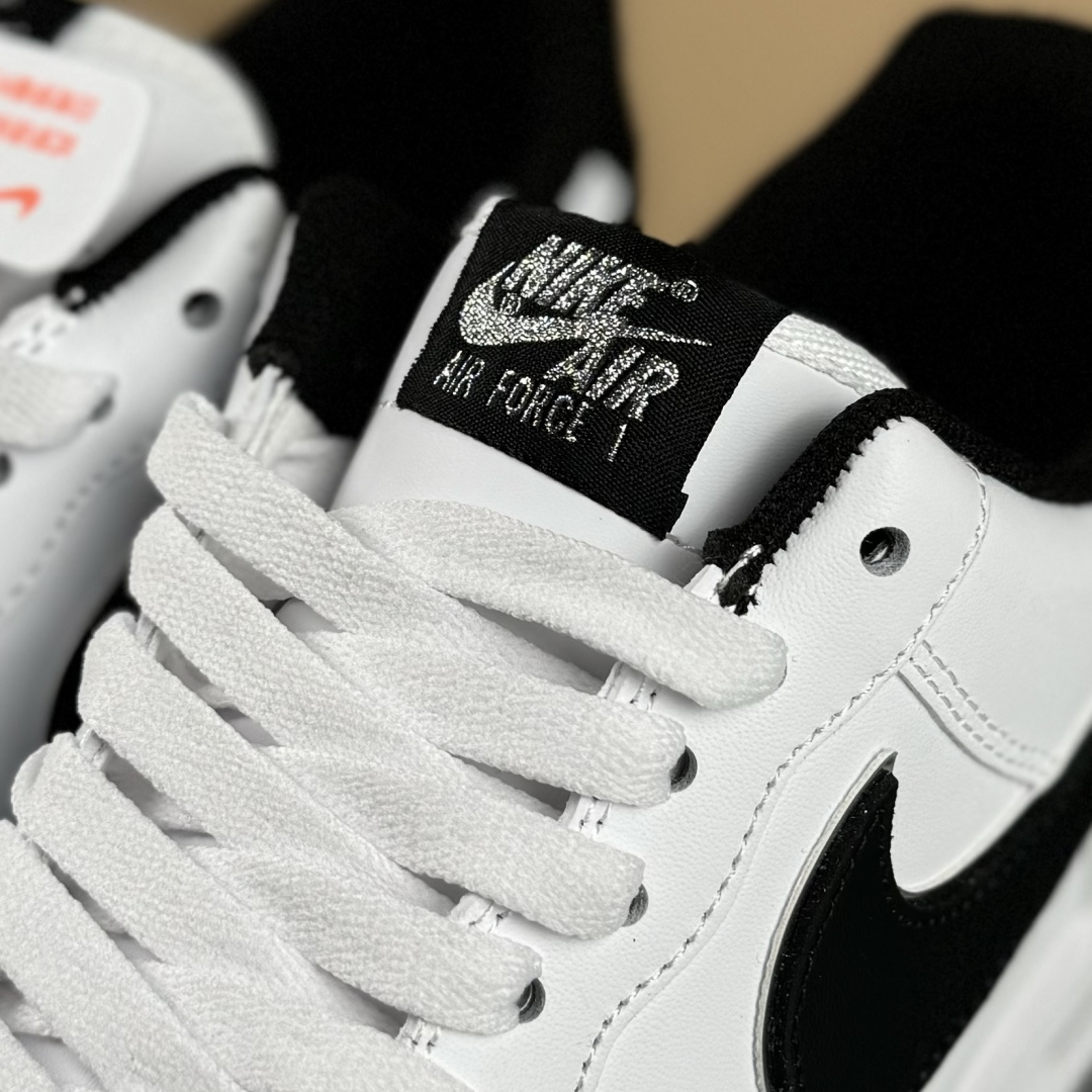 260 Nike Air Force 1'07 Low 黑银小勾 空军一号低帮休闲板鞋 ZH0316-109