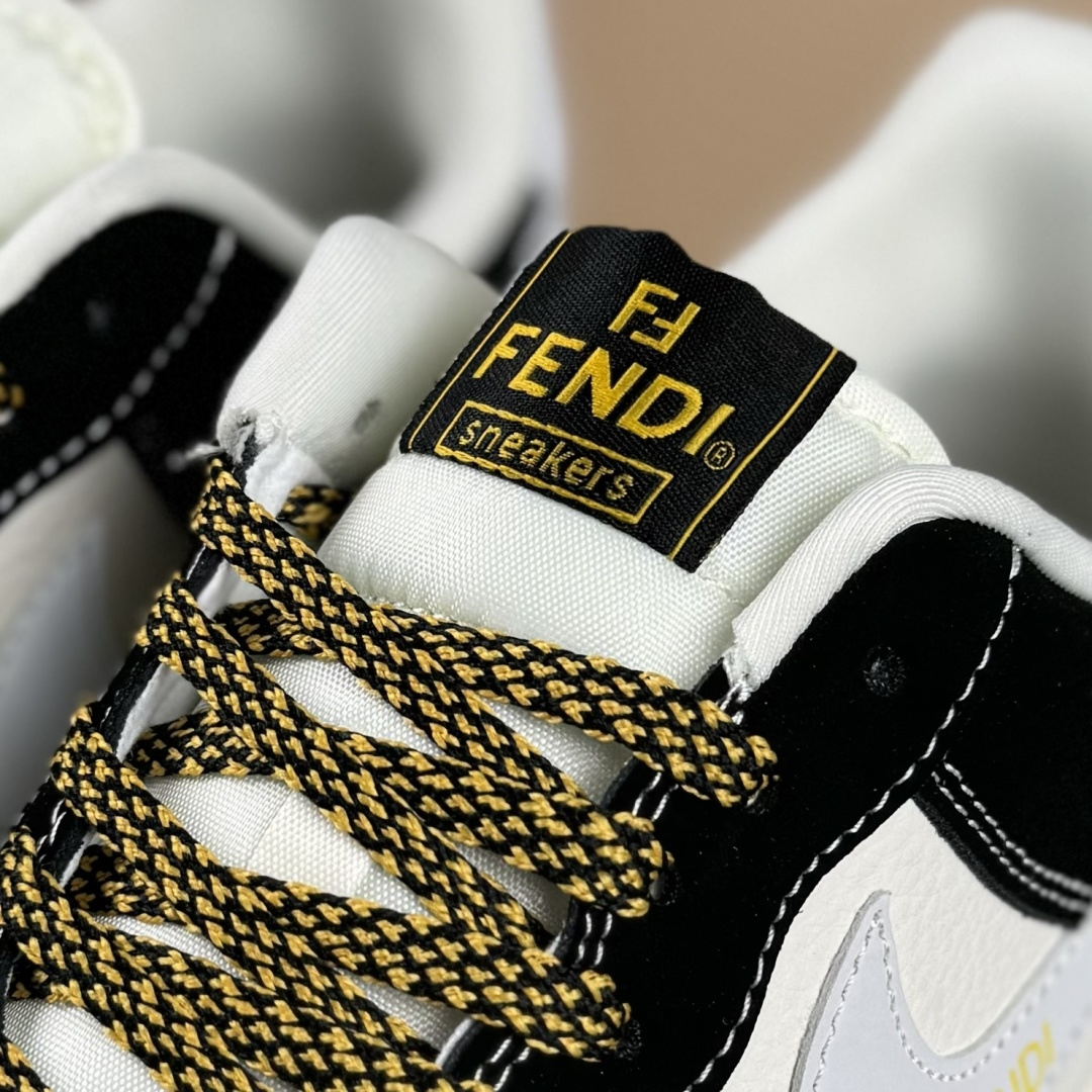 260 Nike Air Force 1'07 Low 芬迪联名 黑猫 空军一号低帮休闲板鞋 DX1888-099