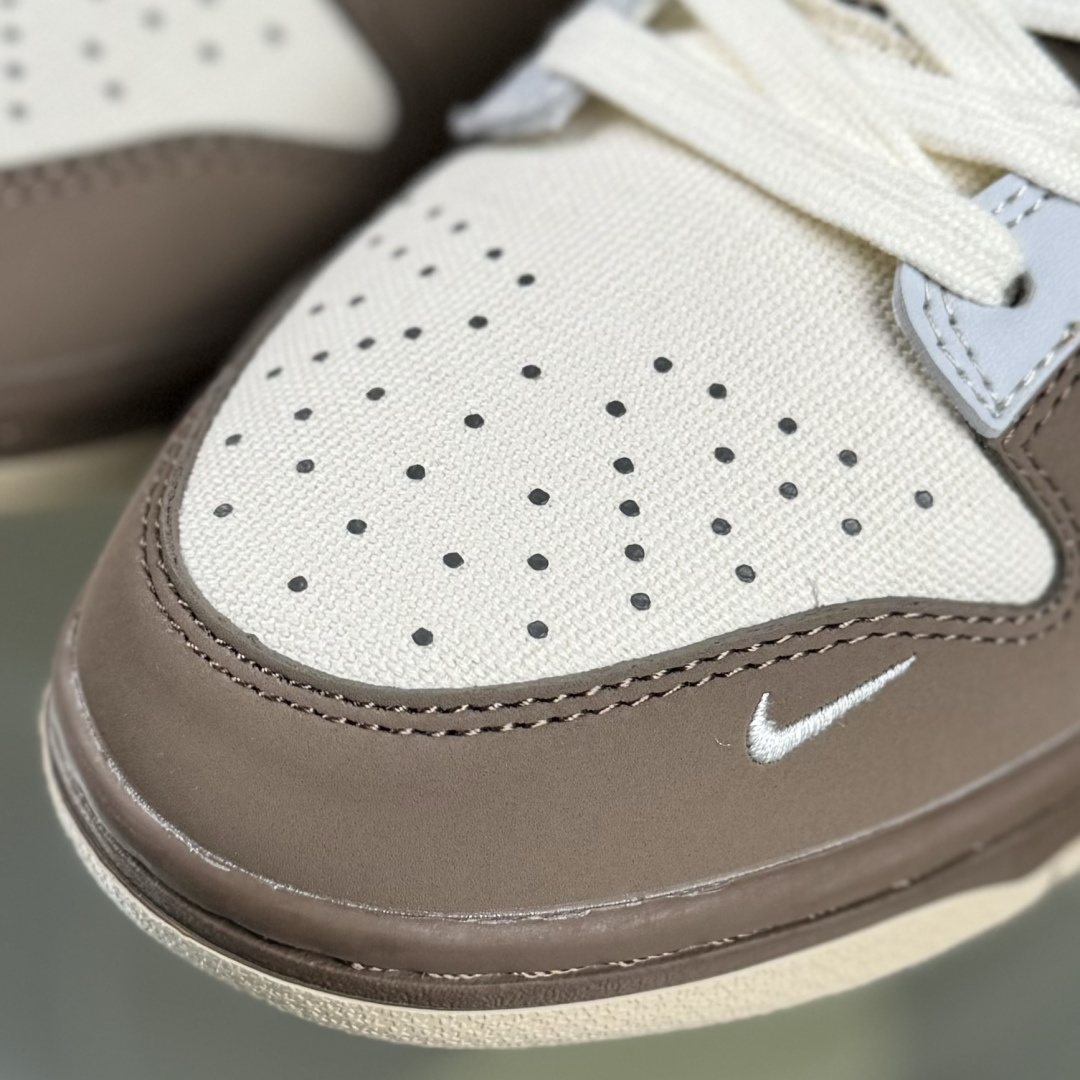 200 高端定制Nike SB Dunk Low 巴黎世家联名--- 帆布灰灰褐 高端定制 低帮休闲板鞋 XD1588-201