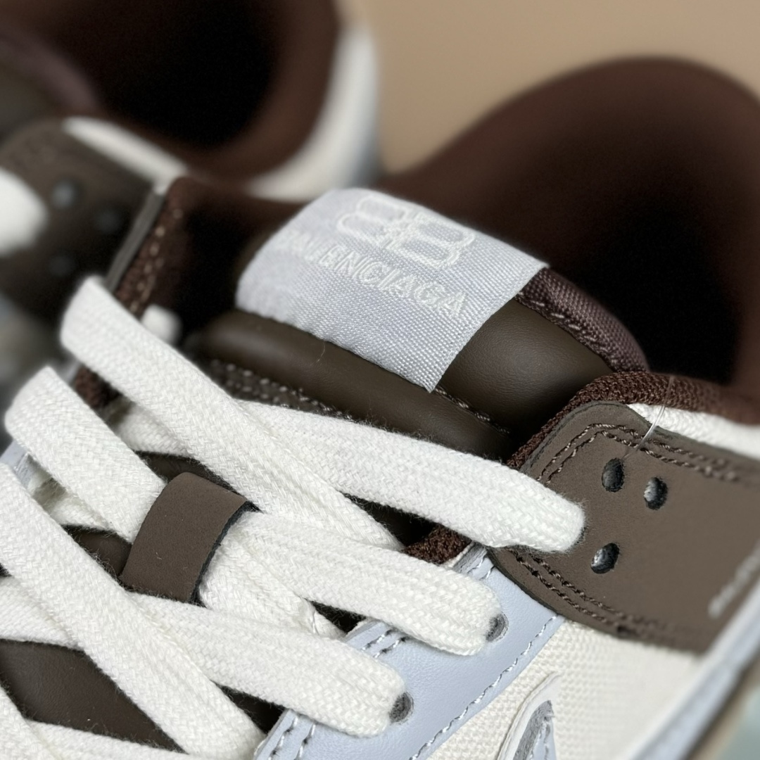 200 高端定制Nike SB Dunk Low 巴黎世家联名--- 帆布灰灰褐 高端定制 低帮休闲板鞋 XD1588-201