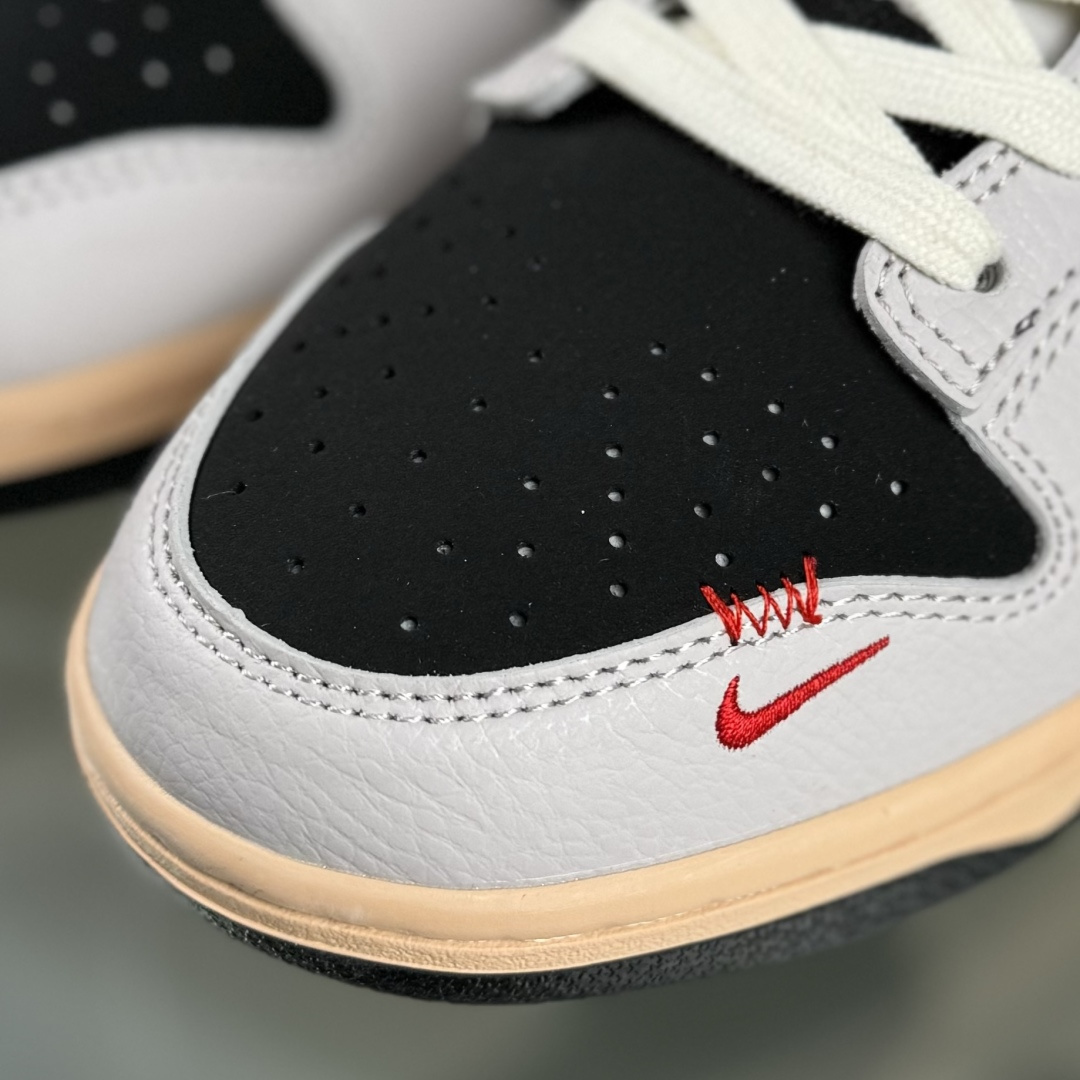 200 高端定制Nike SB Dunk Low 古驰联名— 灰黑红 高端定制 低帮休闲板鞋 XD1588-206