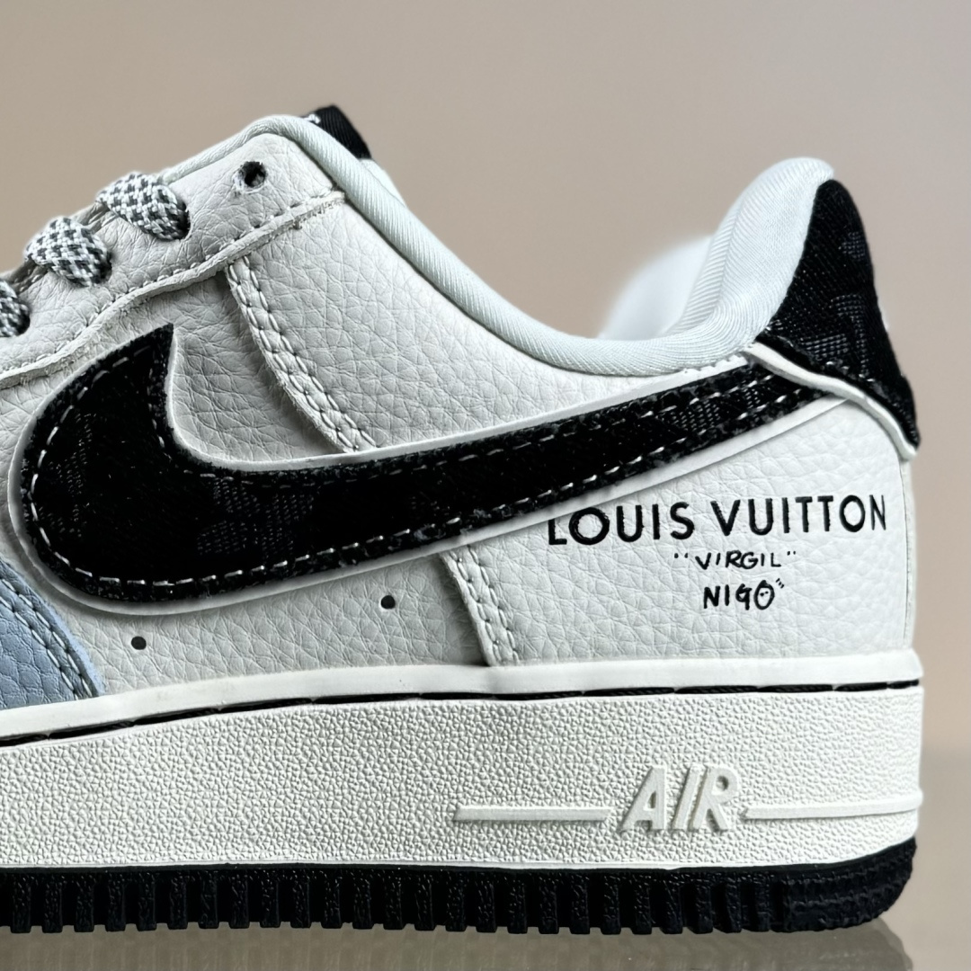 260 Nike Air Force 1'07 Low 联名 米黑牛仔勾 空军一号低帮休闲板鞋 DD1982-320