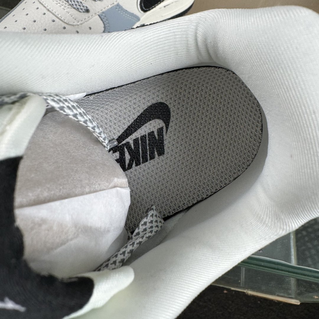 260 Nike Air Force 1'07 Low 联名 米黑牛仔勾 空军一号低帮休闲板鞋 DD1982-320