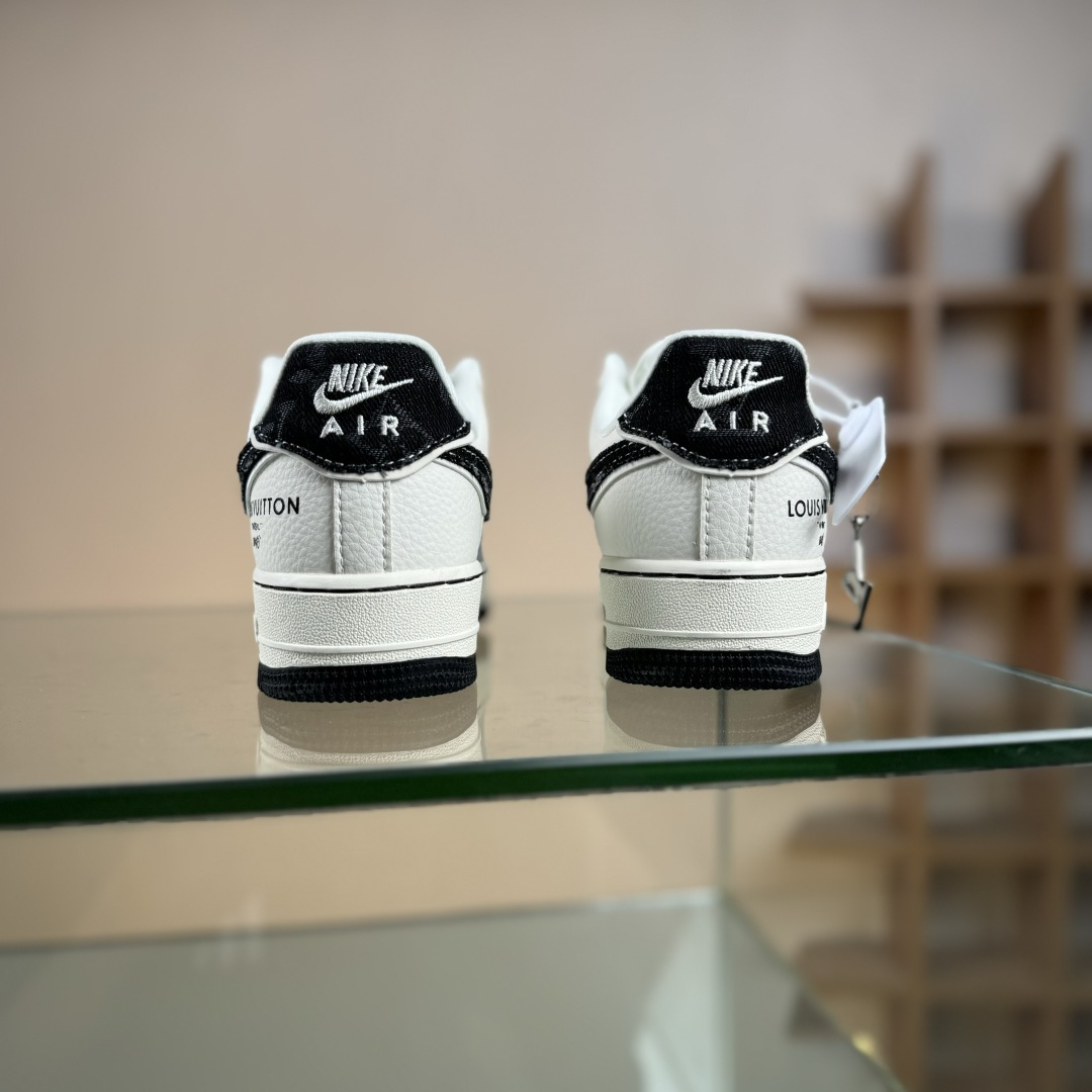 260 Nike Air Force 1'07 Low 联名 米黑牛仔勾 空军一号低帮休闲板鞋 DD1982-320