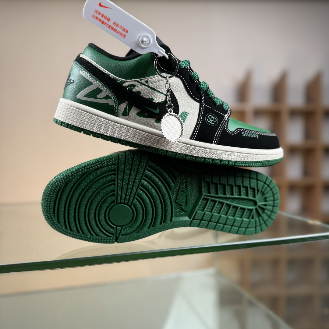 280 AJ1倒勾Travis Scott x Air Jordan 1 ” Reverse Mocha “ AJ1乔1 TS 闪电 联名倒钩 低帮文化篮球鞋 QJ1988-004