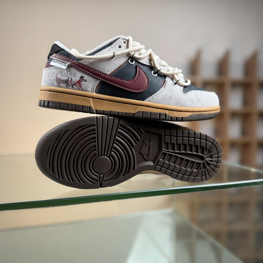 280 Nike SB Dunk Low 绑带 周年高端定制 低帮休闲板鞋 HQ3459-212