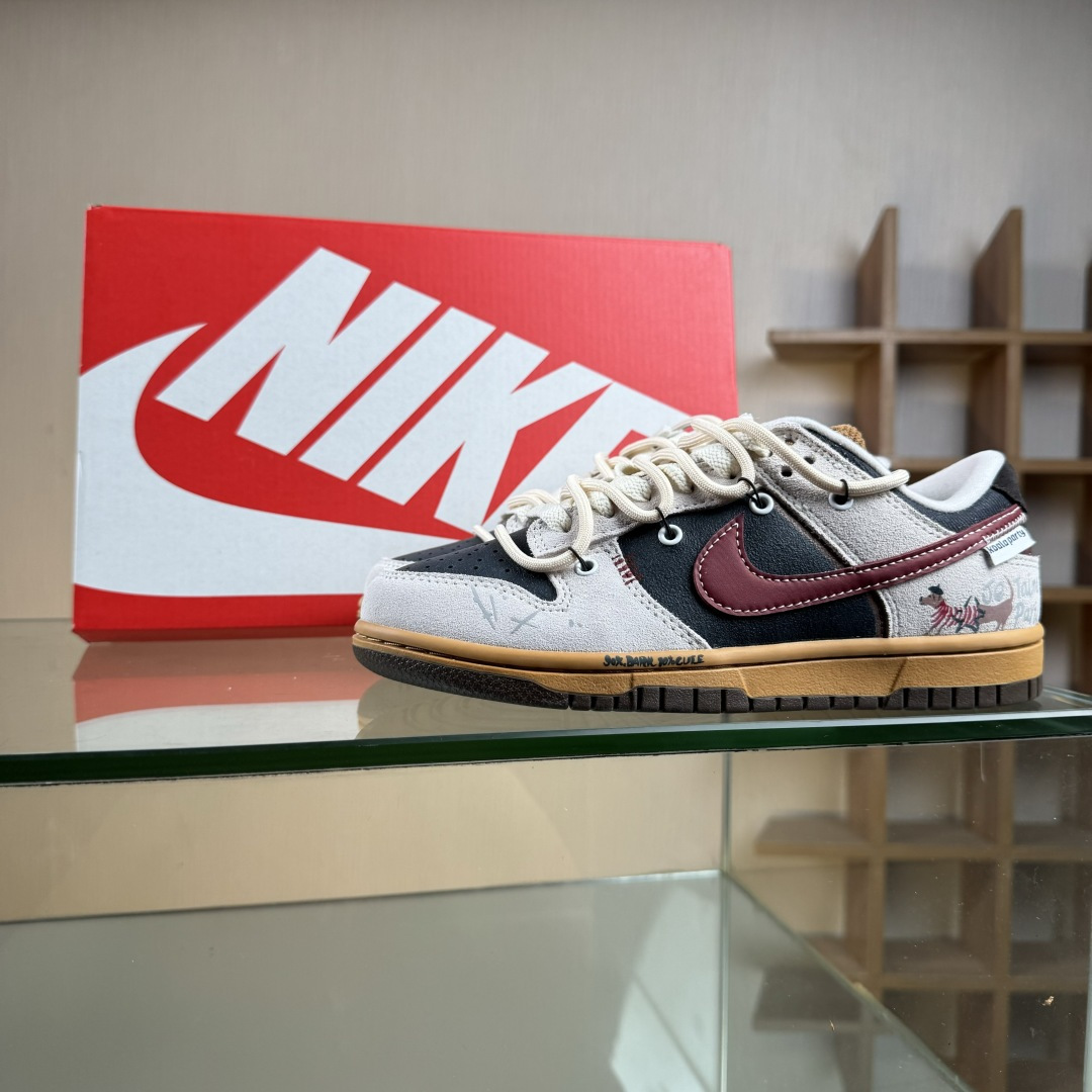 280 Nike SB Dunk Low 绑带 周年高端定制 低帮休闲板鞋 HQ3459-212