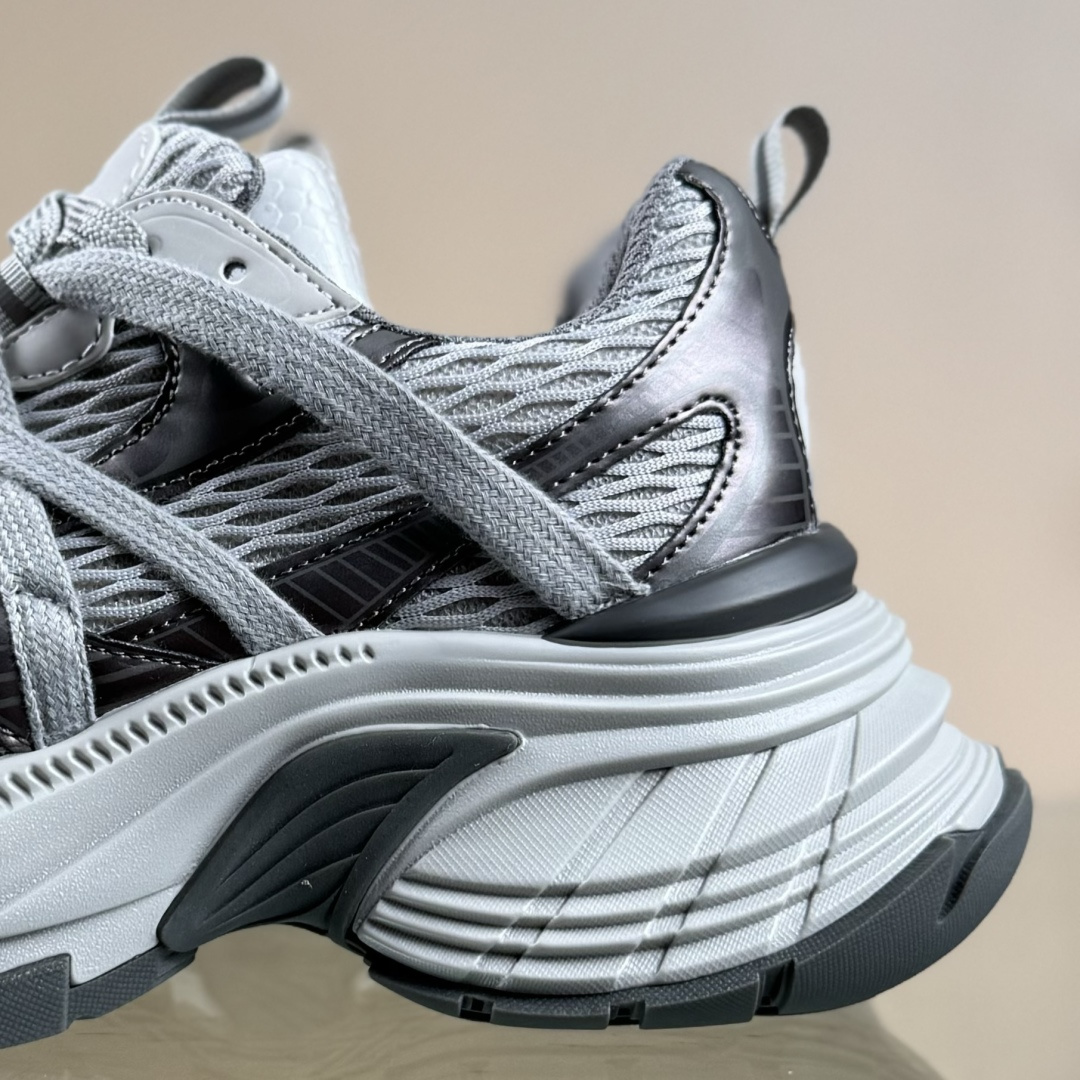 220 新晋潮流鞋靴品牌GGCC秋冬新款 张艺凡同款 GG-CC 2025 极客星球 8cm厚底增高 复古百搭捆绑 老爹鞋 G25Y8601