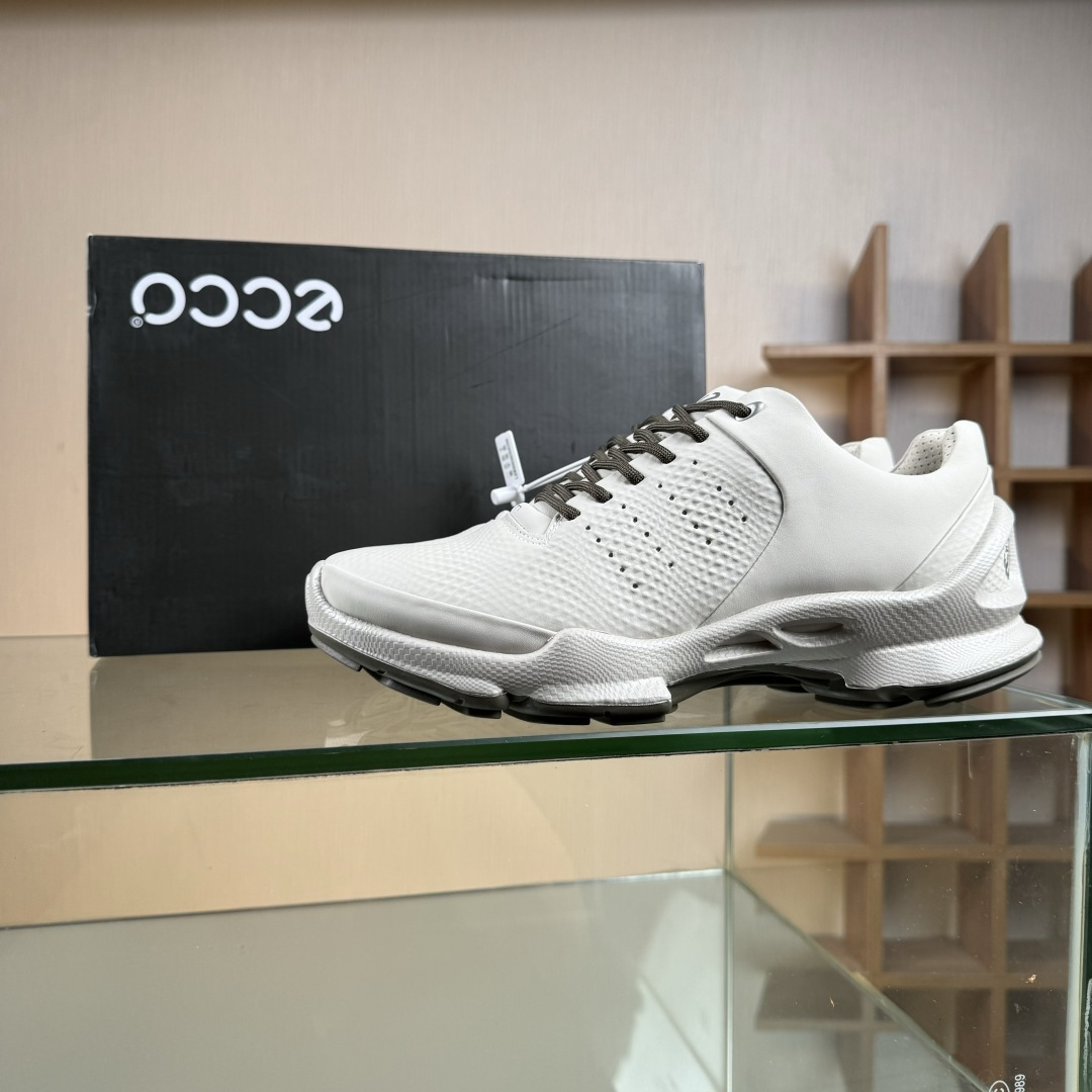 280 Ecco 2024爱步 15周年经典 #经典和现代工艺品质融合 精选小牛皮面料 百搭休闲老爹鞋