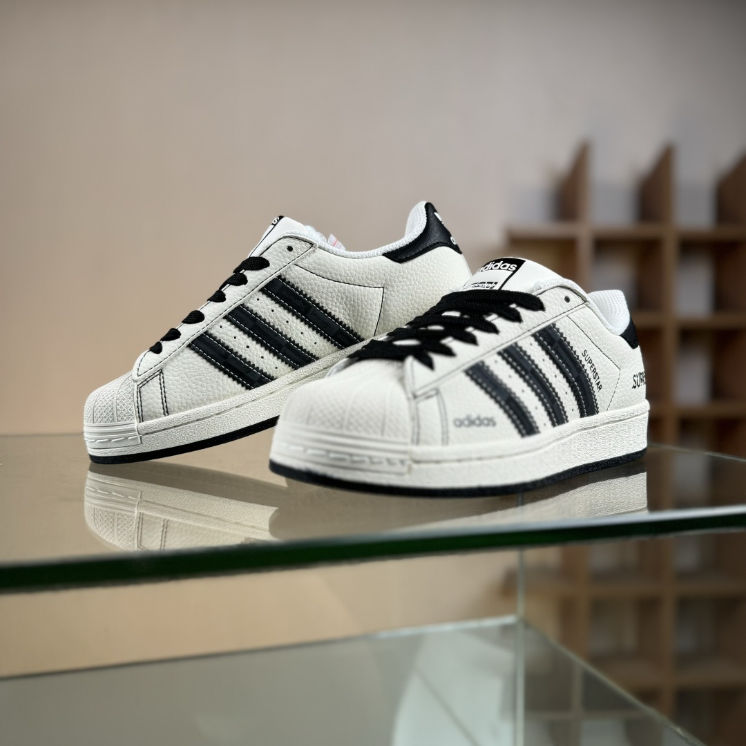 240 Adidas Originals Super 阿迪达斯 三叶草 贝壳头’DIY’系列低帮经典百搭休闲运动板鞋 DS5809