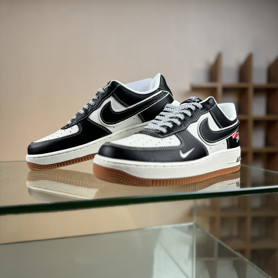 260 Nike Air Force 1 Low 07 x Stussy 黑白小勾满天星 DD1982-323
