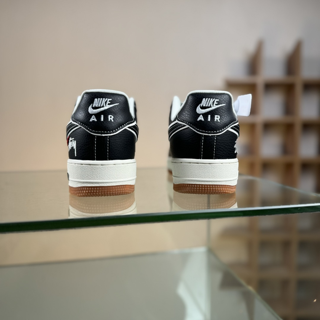 260 Nike Air Force 1 Low 07 x Stussy 黑白小勾满天星 DD1982-323