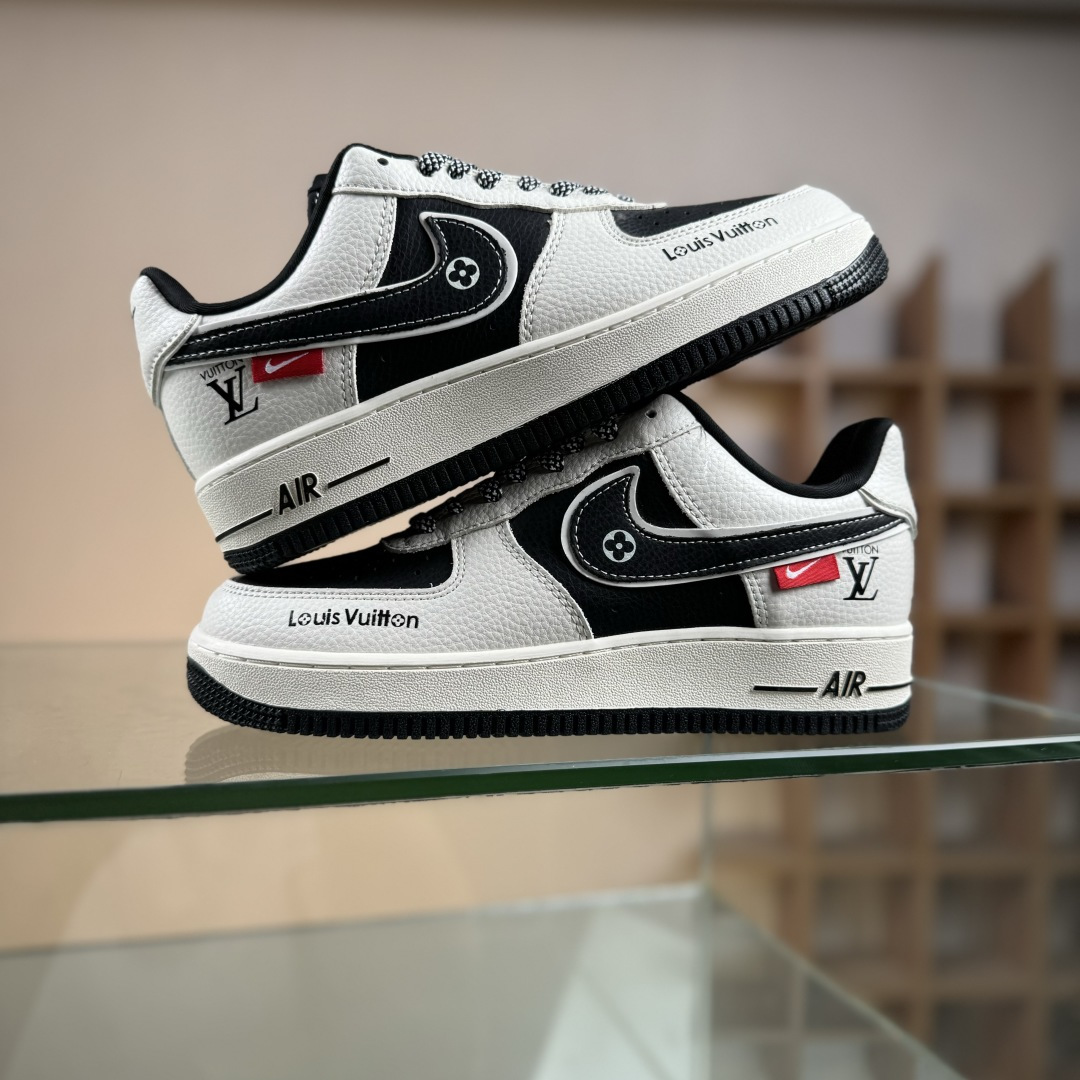 260 Nike Air Force 1'07 Low LV联名 米黑印花 空军一号低帮休闲板鞋 DD1982-321