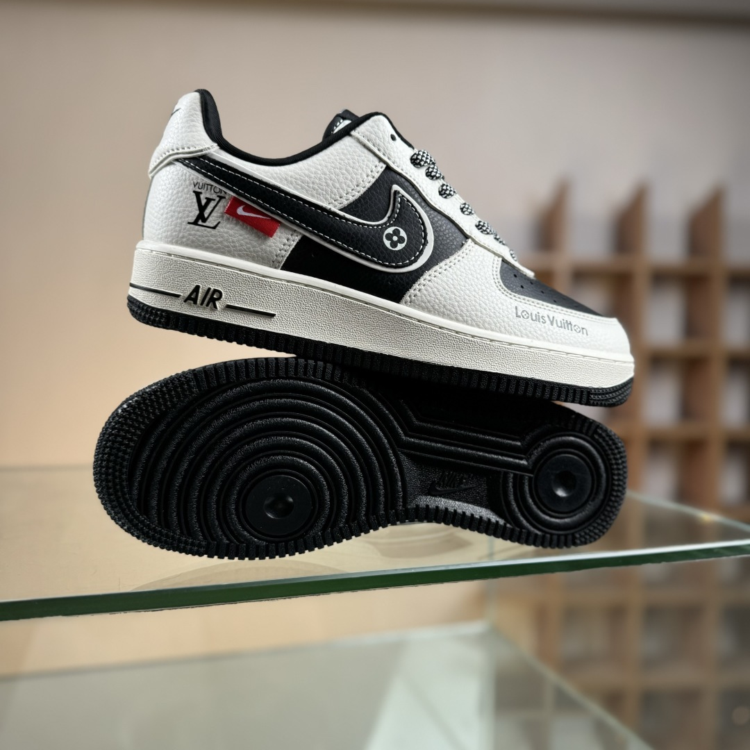 260 Nike Air Force 1'07 Low LV联名 米黑印花 空军一号低帮休闲板鞋 DD1982-321