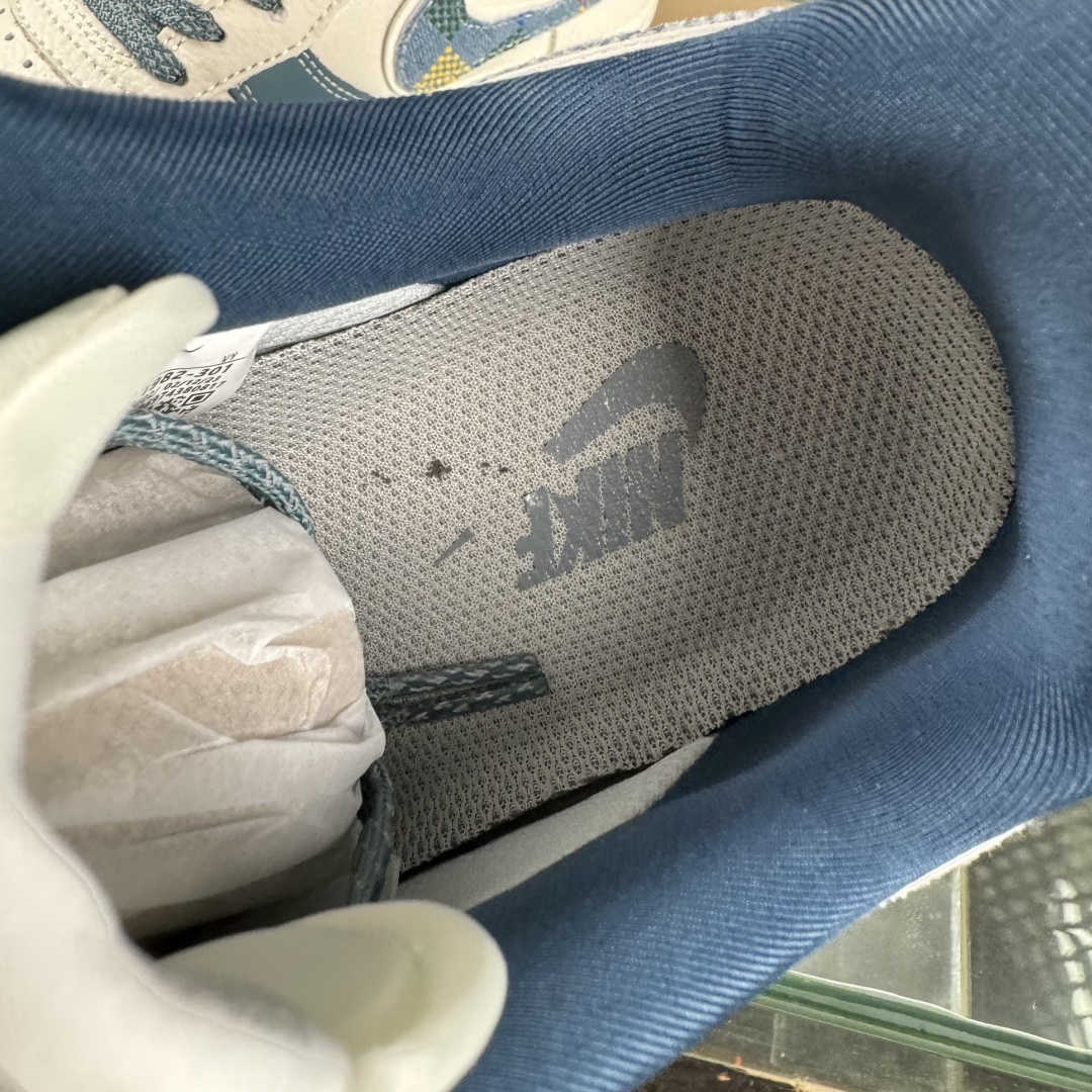 260 Nike Air Force 1'07 Low LV联名 拼接彩勾 空军一号低帮休闲板鞋 DD1982-301