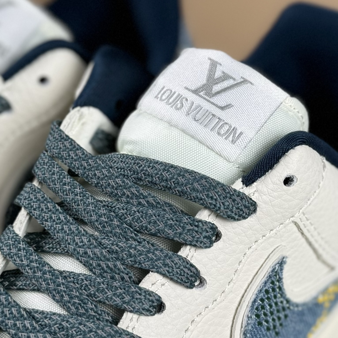 260 Nike Air Force 1'07 Low LV联名 拼接彩勾 空军一号低帮休闲板鞋 DD1982-301