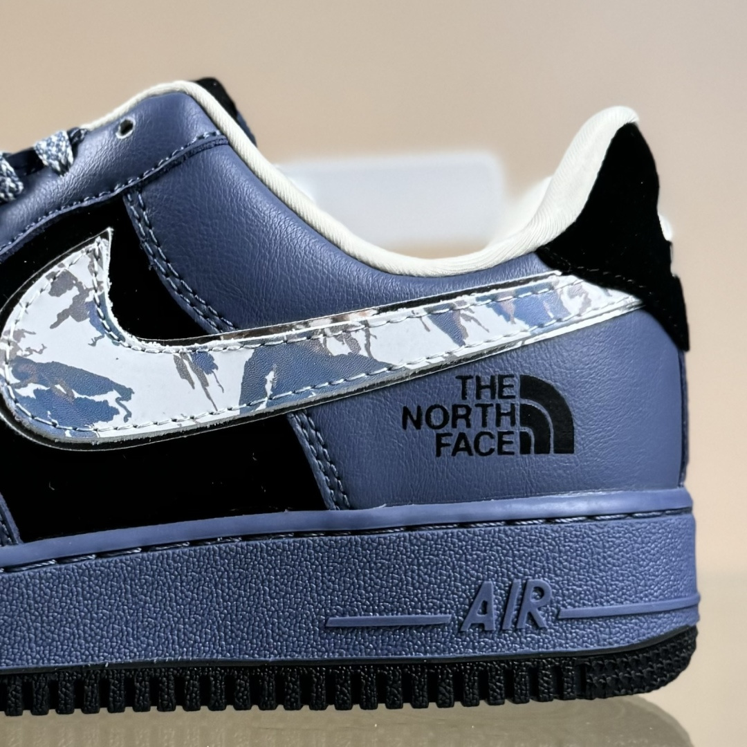 260 Nike Air Force 1 Low 07 x The North Face 蓝黑小勾满天星 KJ1688-018