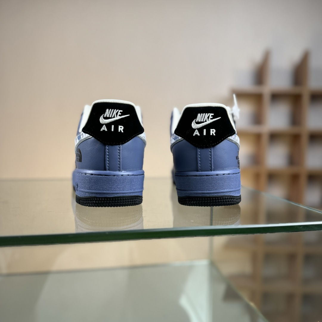 260 Nike Air Force 1 Low 07 x The North Face 蓝黑小勾满天星 KJ1688-018
