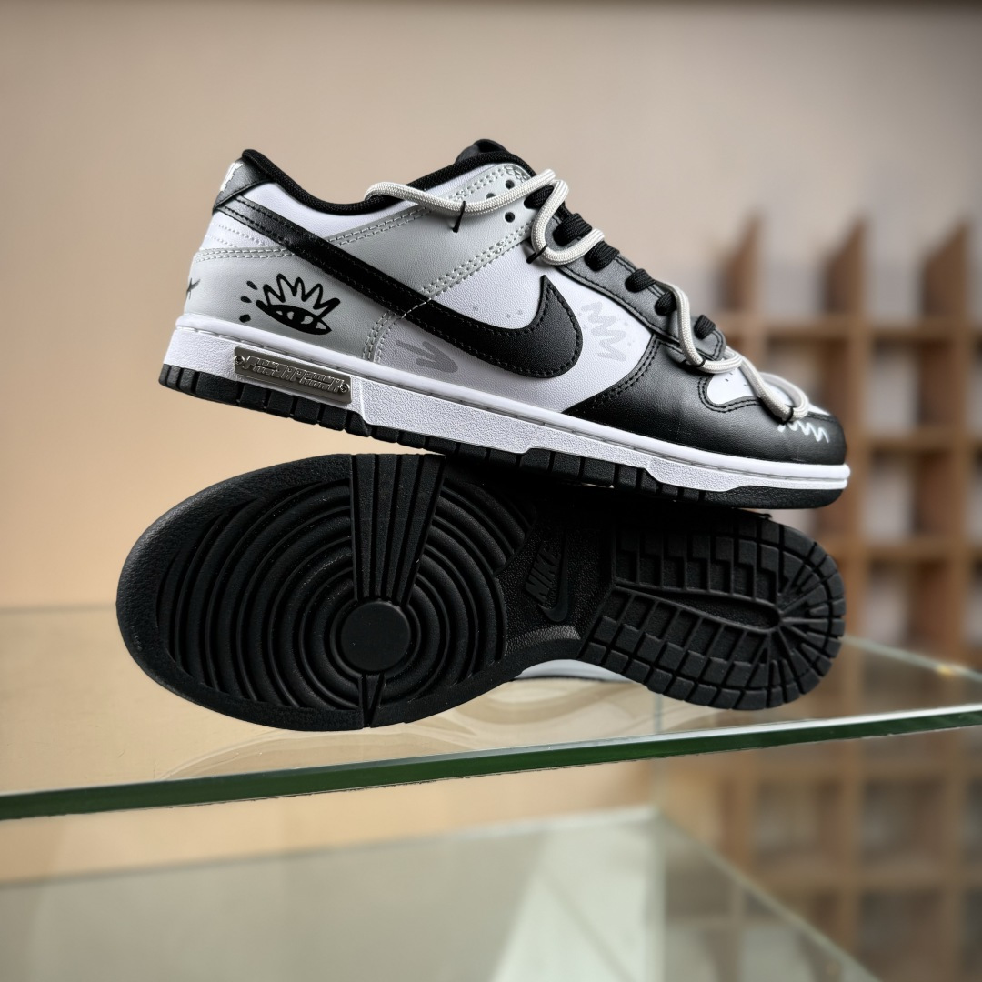 Nike SB Dunk Low 绑带 周年高端定制 低帮休闲板鞋 DD1391-100