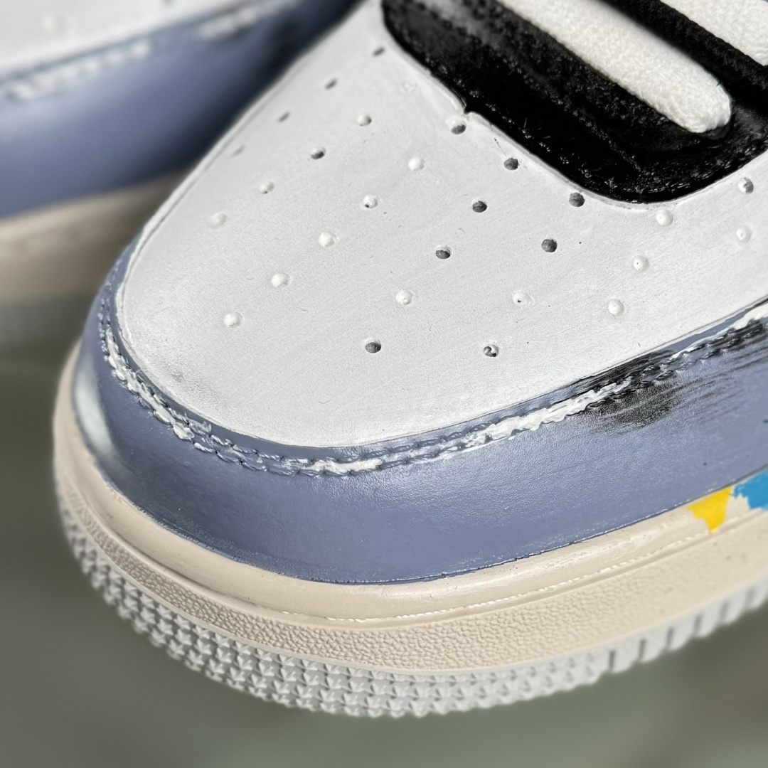 260 Nike Air Force 1'07 Low ”Color Fission” 手绘涂鸦 色彩裂变 空军一号低帮休闲板鞋 XL2312-101