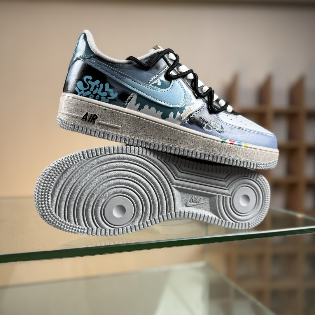 260 Nike Air Force 1'07 Low ”Color Fission” 手绘涂鸦 色彩裂变 空军一号低帮休闲板鞋 XL2312-101