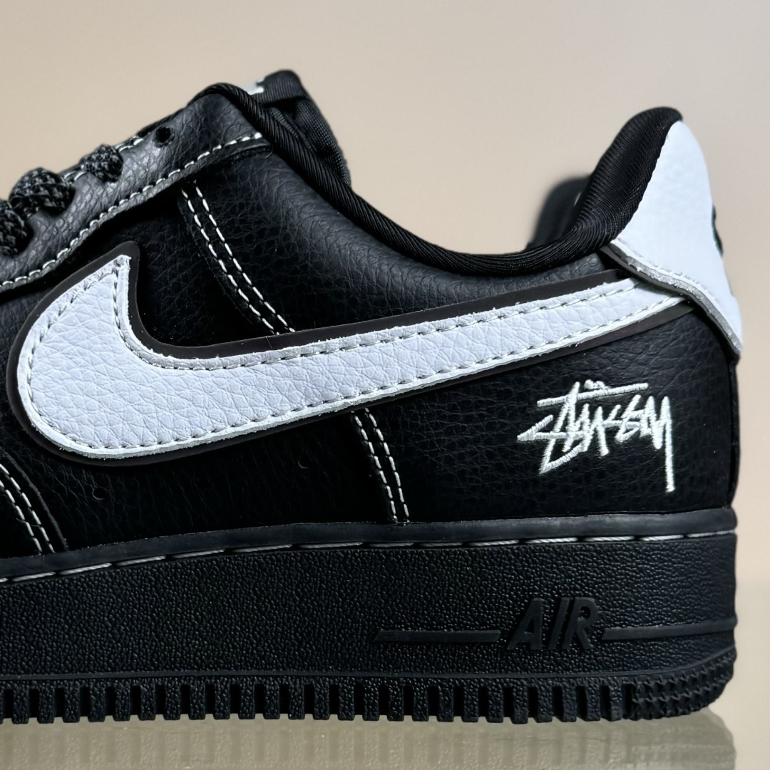 260 Nike Air Force 1 Low 07 x Stussy 黑白小勾满天星 DD1982-317
