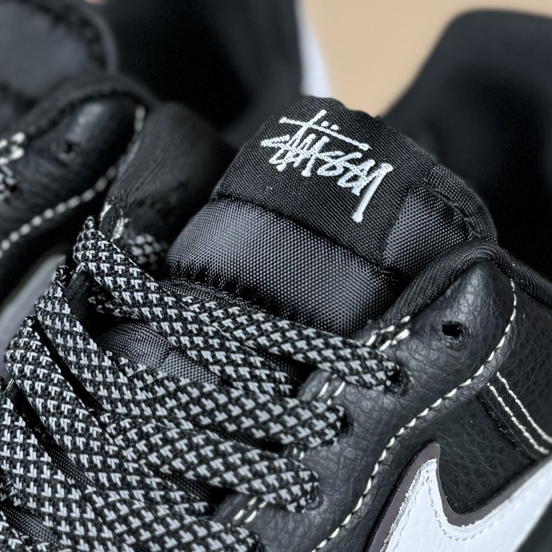 260 Nike Air Force 1 Low 07 x Stussy 黑白小勾满天星 DD1982-317