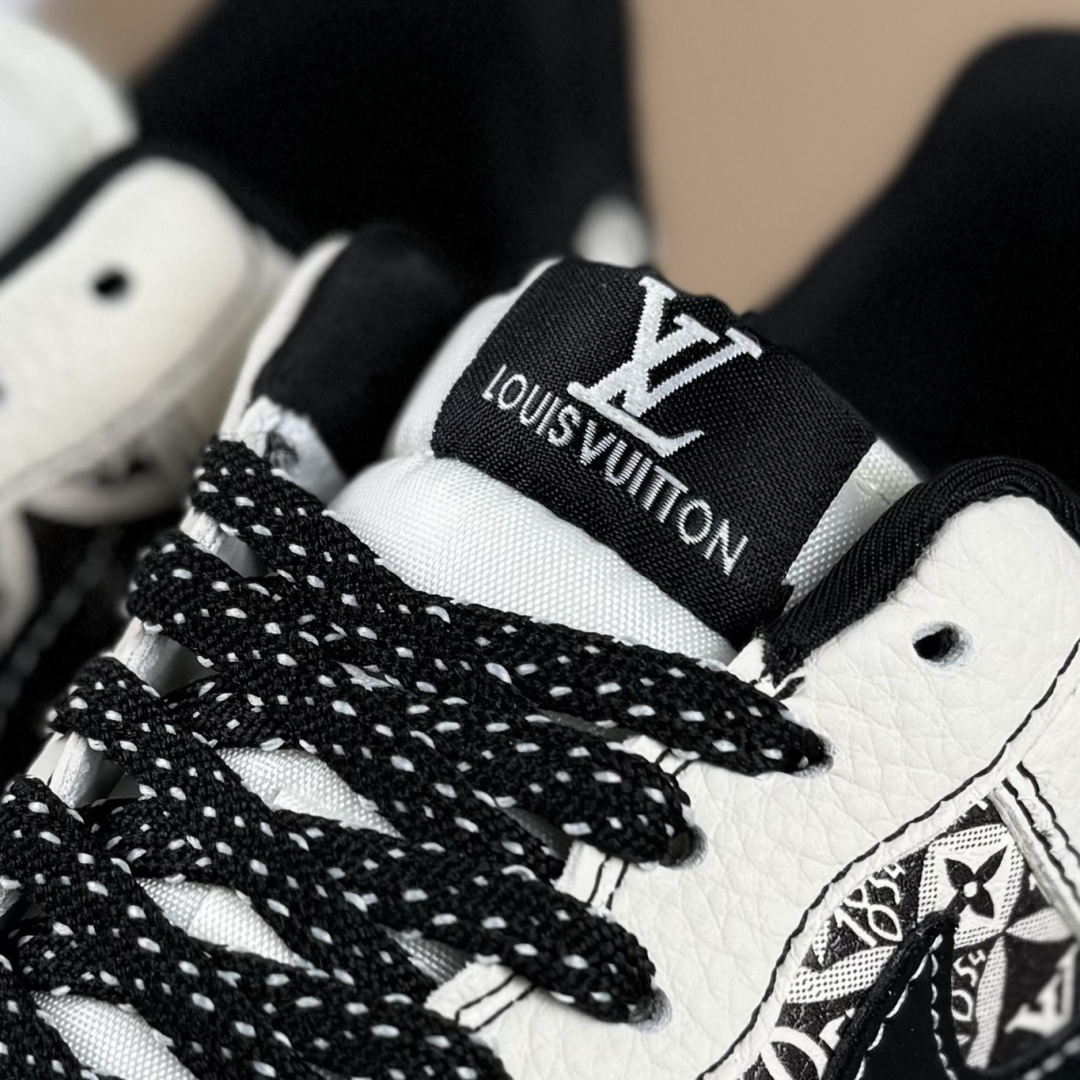 260 Nike Air Force 1 Low 07 x Louis Vuitton 白黑满天星 KJ1688-023