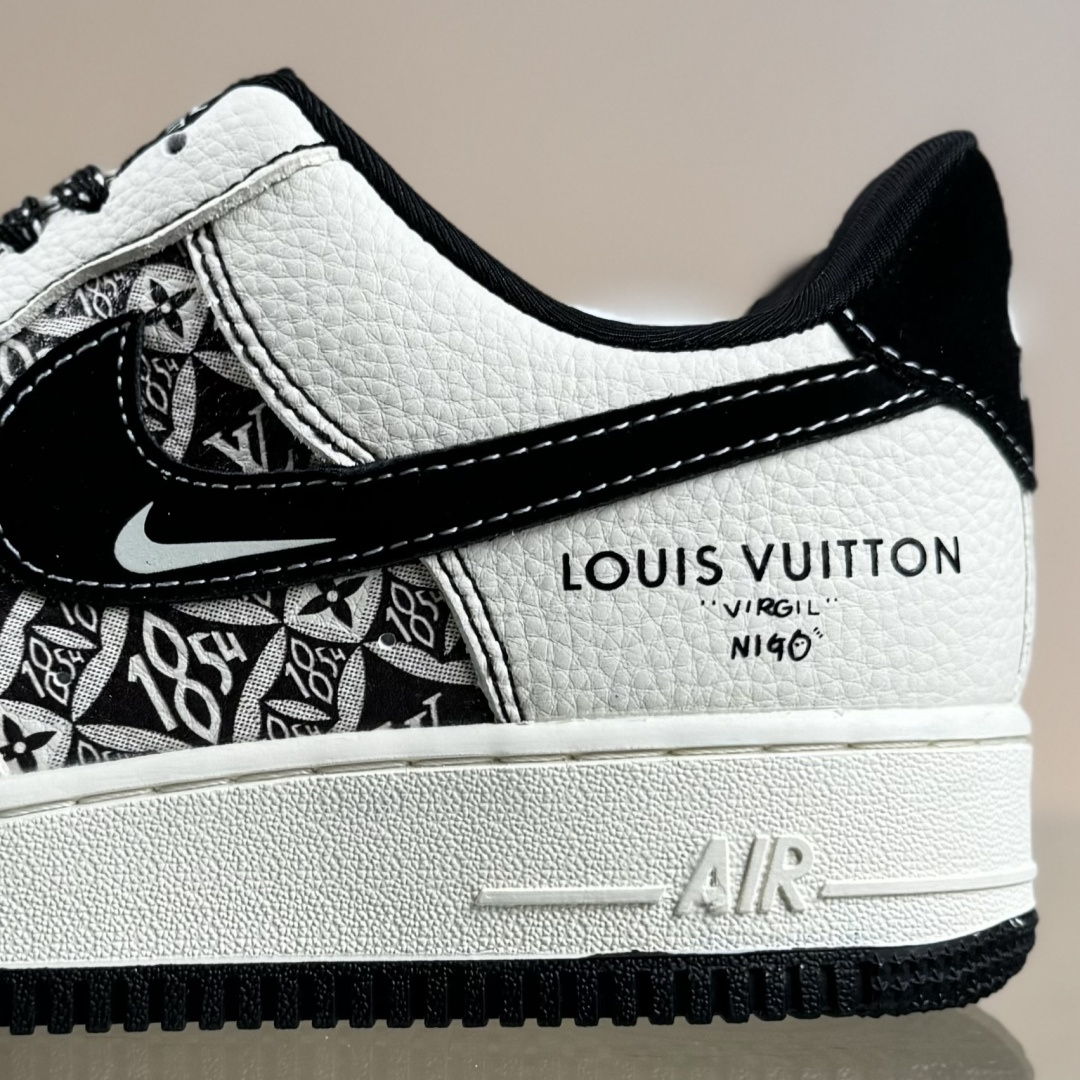 260 Nike Air Force 1 Low 07 x Louis Vuitton 白黑满天星 KJ1688-023