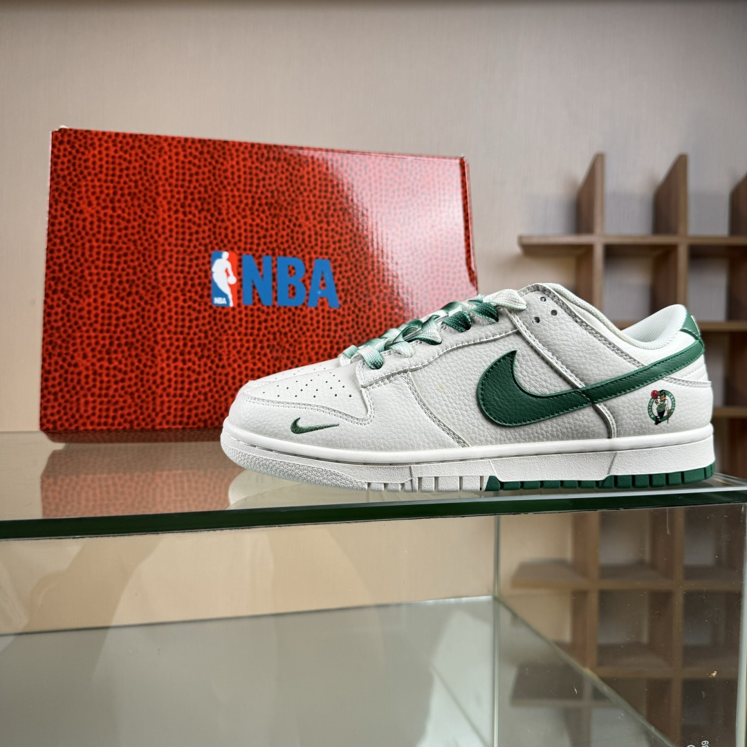 280 Nike SB Dunk Low NBA联名 凯尔特人 周年高端定制 低帮休闲板鞋 CS1688-106