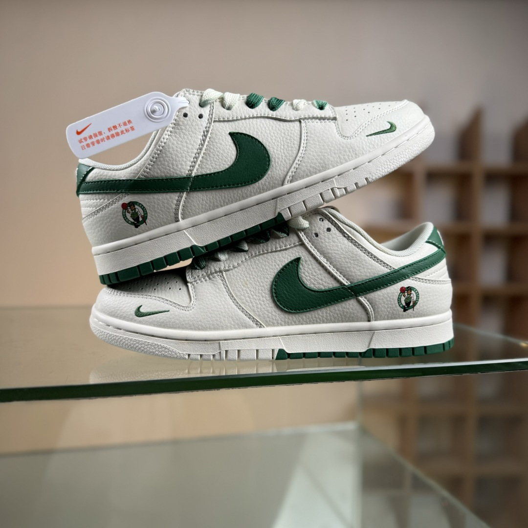 280 Nike SB Dunk Low NBA联名 凯尔特人 周年高端定制 低帮休闲板鞋 CS1688-106
