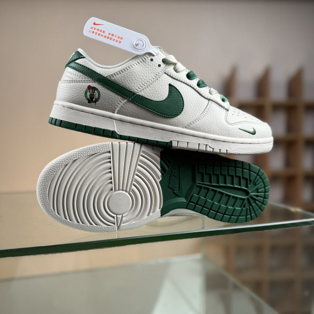 280 Nike SB Dunk Low NBA联名 凯尔特人 周年高端定制 低帮休闲板鞋 CS1688-106