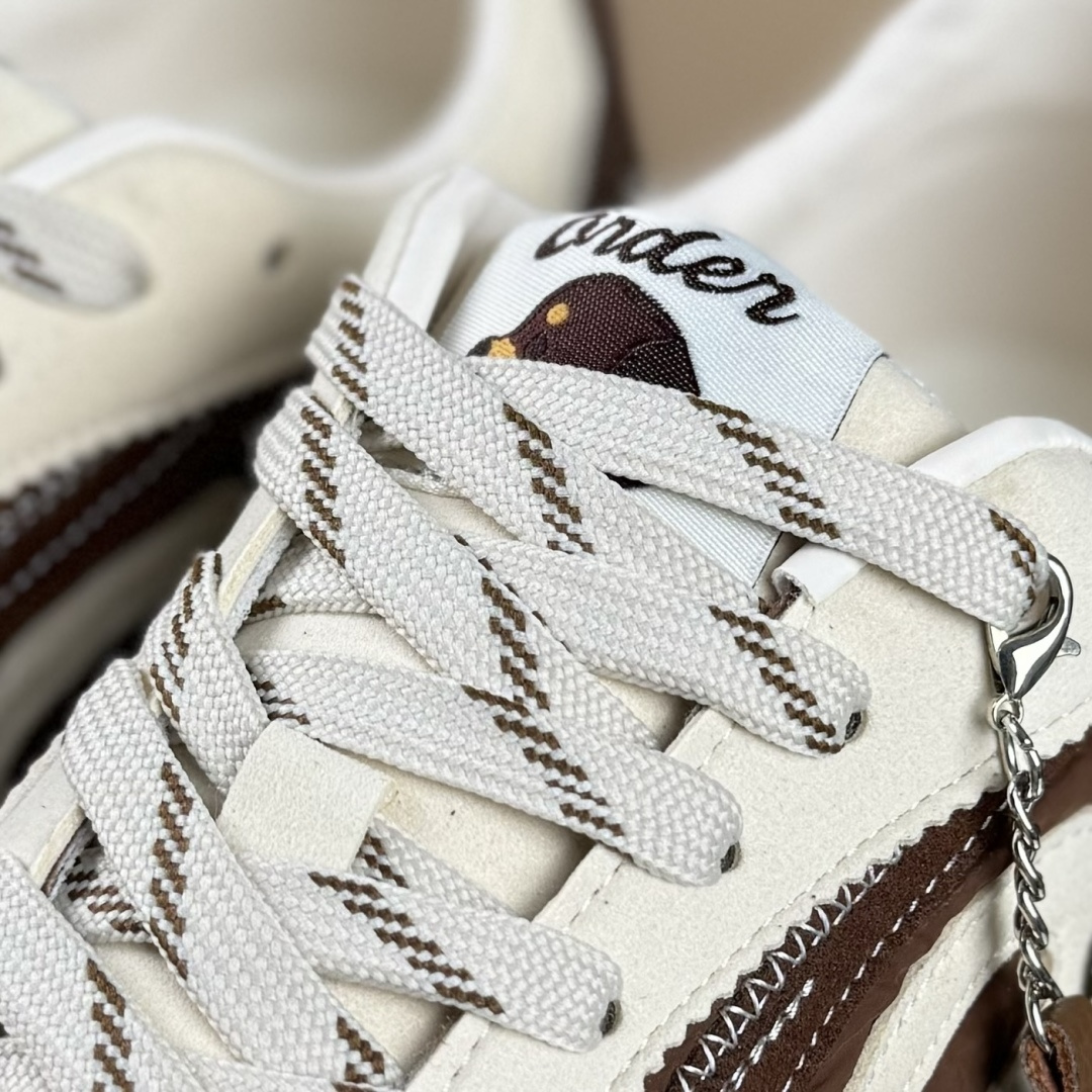 220 OLD ORDER Turbo-Lite芭蕾复古百搭德训鞋日常防滑透气 低帮 网球休闲鞋 威马棕 O2320832