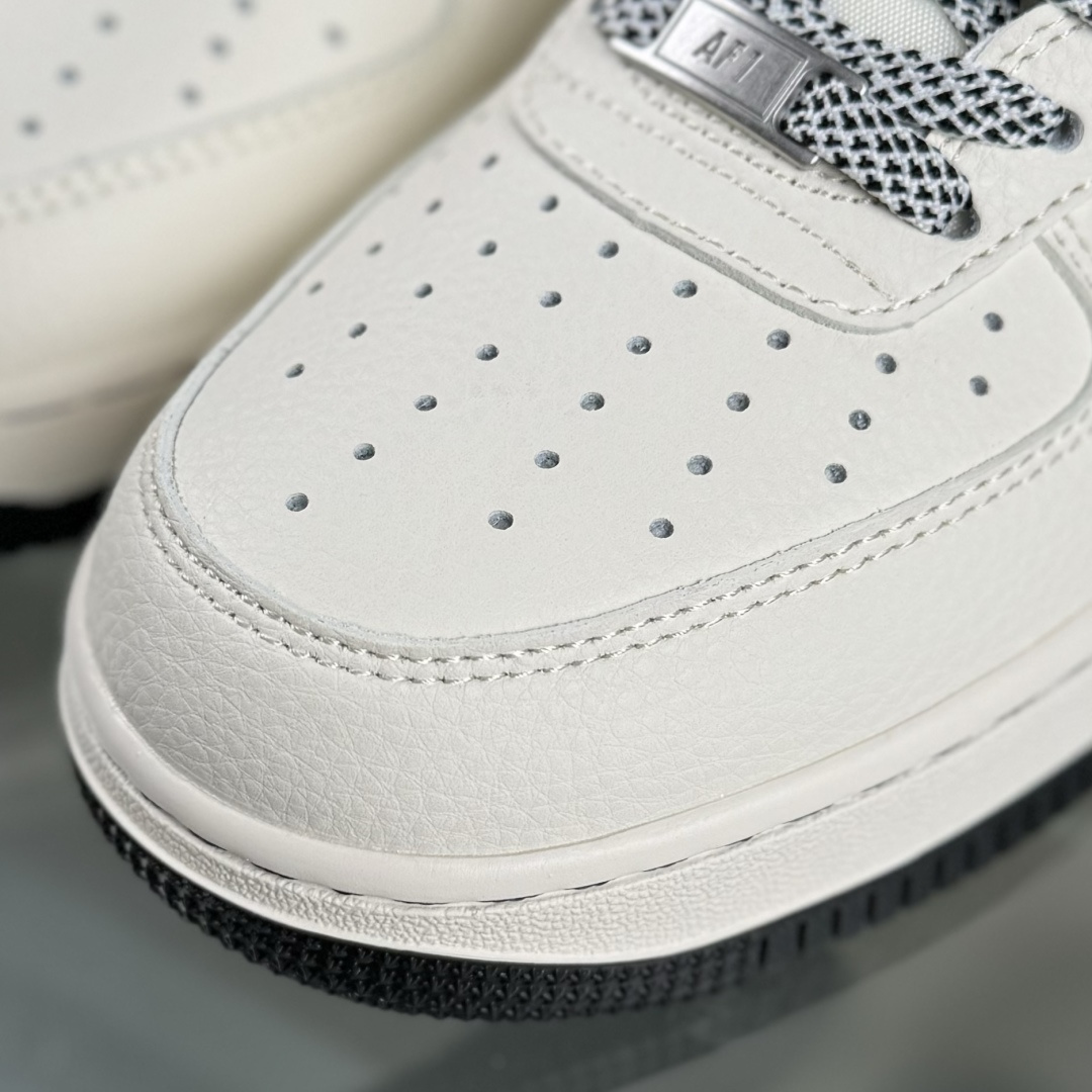 260 Nike Air Force 1'07 Low LV联名 米黑印花勾 空军一号低帮休闲板鞋 MZ9588-809