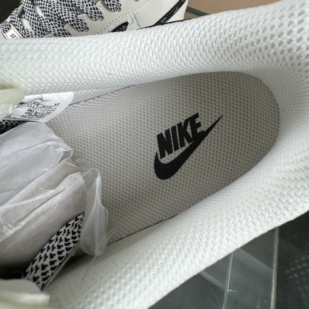 260 Nike Air Force 1'07 Low LV联名 米黑印花勾 空军一号低帮休闲板鞋 MZ9588-809