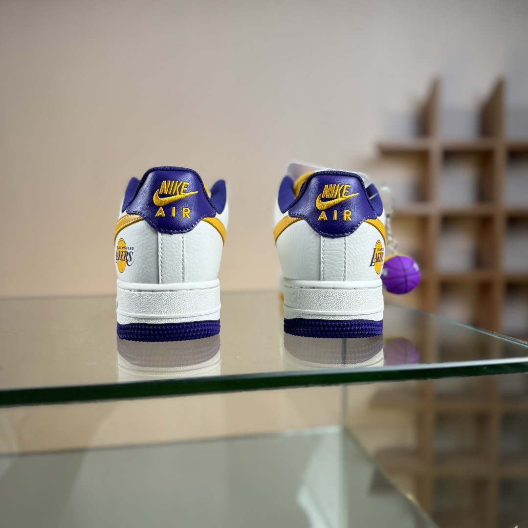 260 Nike Air Force 1'07 Low NBA联名 紫金湖人 空军一号低帮休闲板鞋 CS5288-006