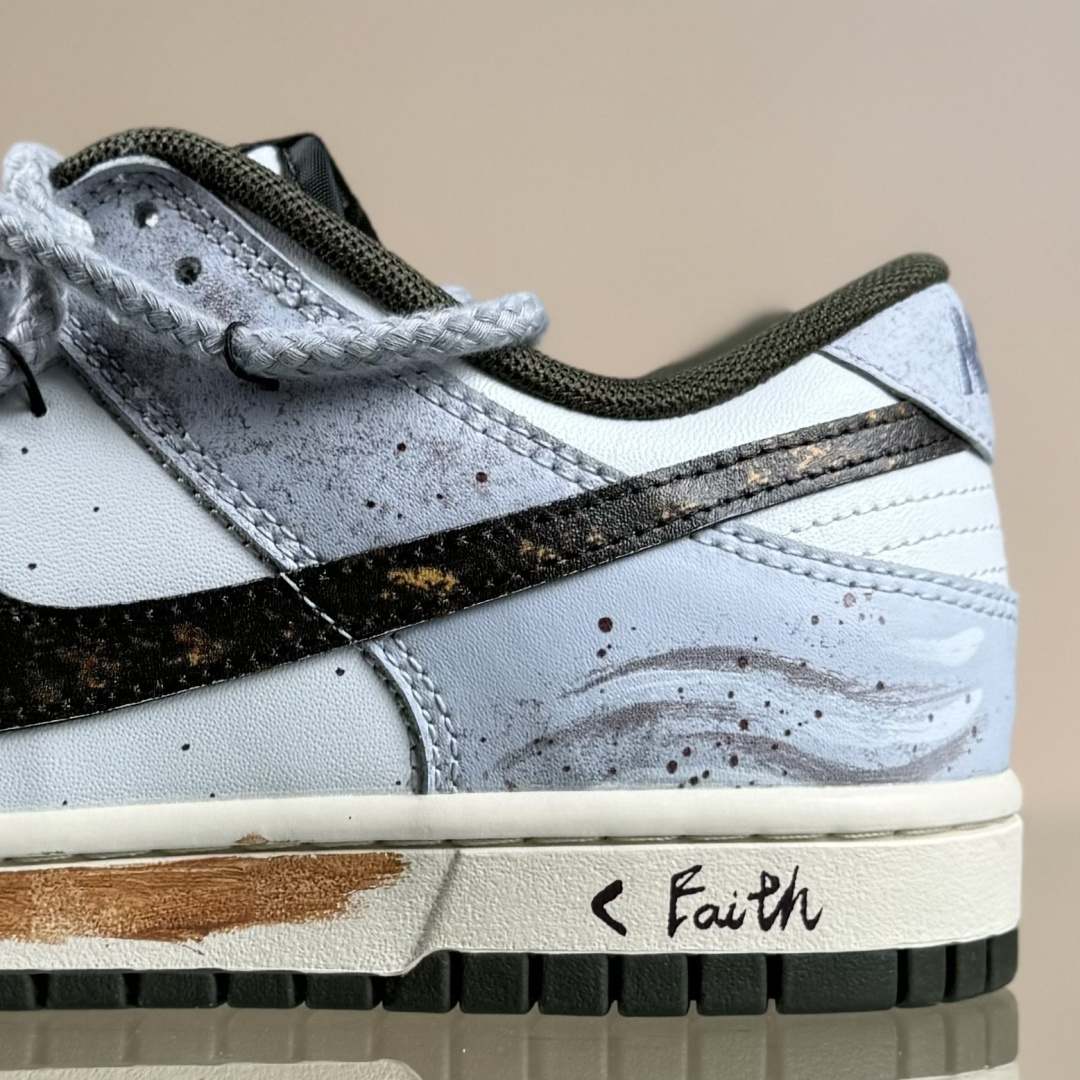 280 Nike SB Dunk Low 绑带 周年高端定制 低帮休闲板鞋 HF5441-102
