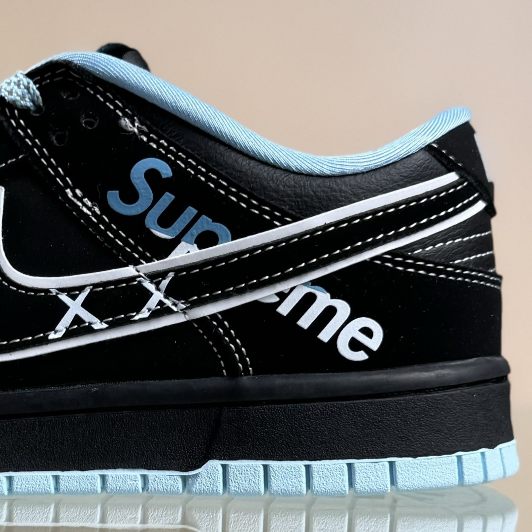 280 Nike SB Dunk Low x superme 黑蓝小勾满天星 KK1333-050