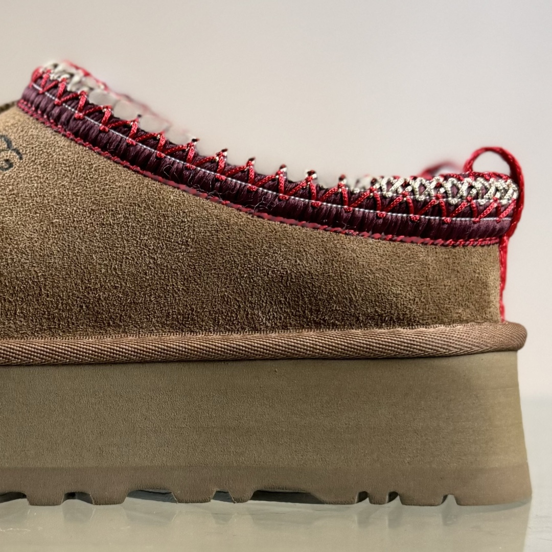 280 UGGTazz民族风厚底女款 小红书爆款 广州外贸大厂生产鞋头到鞋垫真羊皮毛一体