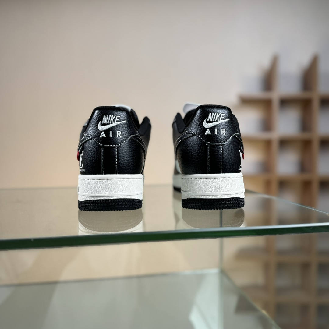 Nike Air Force 1'07 Low LV联名 米黑红小双勾 空军一号低帮休闲板鞋 MZ9588-813