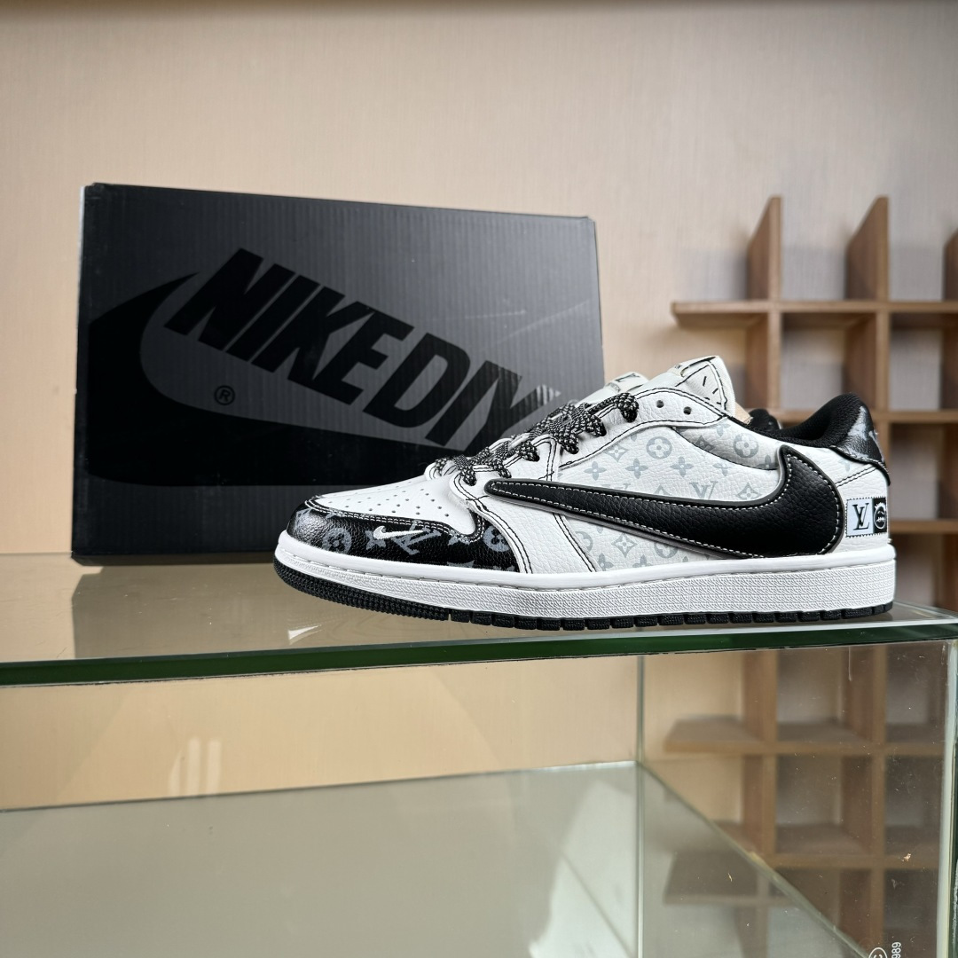 Travis Scott x Nike Air Jordan 1 Low x Louis Vuitton Air Jordan 1 Low 反转黑白小勾满天星倒钩 DZ5899-031-Top High Quatity Cheap Sneakers Fashion Clothing Clothes Bags handbags Shoes of all Brand wholesale With The best Quality And Beautiful Price from China Factory Chinese suppliers wholesaler seller Travis Scott x Nike Air Jordan 1 Low x Louis Vuitton Air Jordan 1 Low 反转黑白小勾满天星倒钩 DZ5899-031