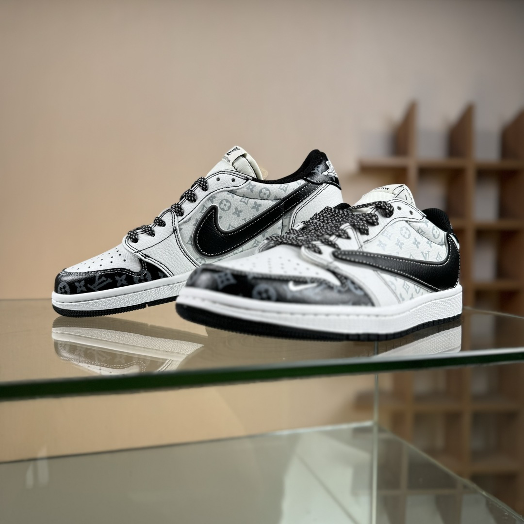 Travis Scott x Nike Air Jordan 1 Low x Louis Vuitton Air Jordan 1 Low 反转黑白小勾满天星倒钩 DZ5899-031-Top High Quatity Cheap Sneakers Fashion Clothing Clothes Bags handbags Shoes of all Brand wholesale With The best Quality And Beautiful Price from China Factory Chinese suppliers wholesaler seller Travis Scott x Nike Air Jordan 1 Low x Louis Vuitton Air Jordan 1 Low 反转黑白小勾满天星倒钩 DZ5899-031